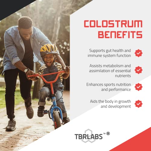 Bovine Colostrum Chewable Tablets - TBR Labs - with Immunoglobulins and Lactoferrin TBR Labs