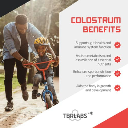 Bovine Colostrum Chewable Tablets - TBR Labs - with Immunoglobulins and Lactoferrin TBR Labs