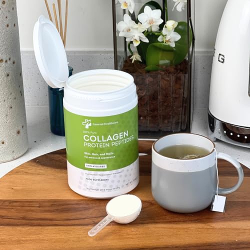 100% Pure Collagen Powder Protein Peptides - General Healthcare 300g Supplement General Healthcare