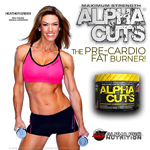 Alpha Pro Nutrition Alpha Cuts Fat Burner Thermogenic Men Women Pre Cardio Workout Alpha Pro Nutrition