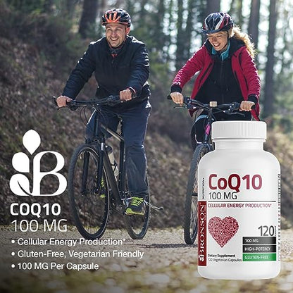Bronson CoQ10 100 MG High Potency Cellular Energy Production, 60 Vegetarian Capsules