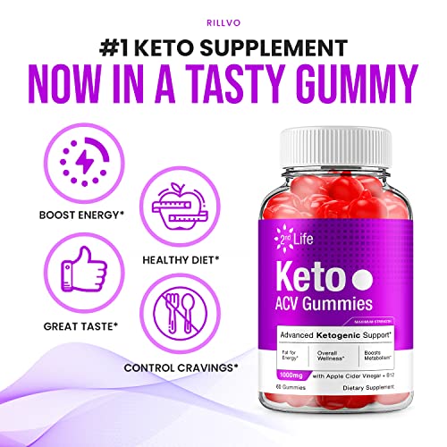 2nd Life Keto Plus ACV Gummies Second Life ACV Advanced Keto Formula Plus Apple Rillvo