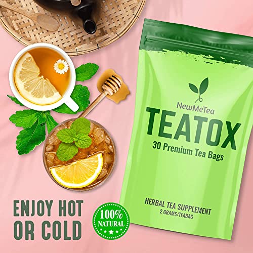 30 Day Detox Tea for Women & Men, All-Natural Herbal Teatox, Energy, Digestion
