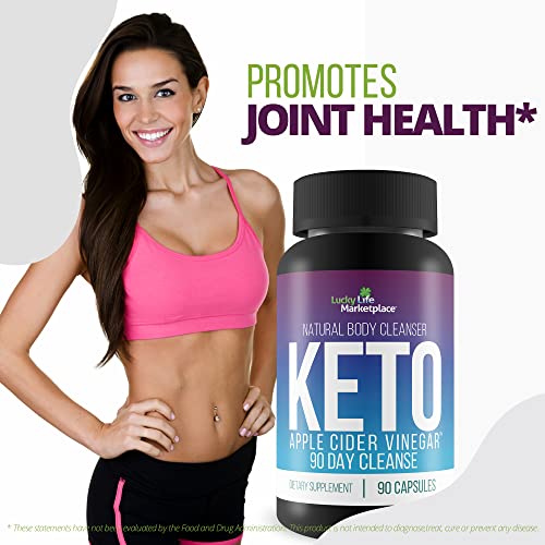 3X Keto Apple Cider Vinegar 90 Day Cleanse - Promote Health & Wellness - Flush Waste Generic