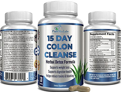 YUMMYVITE 15 Day Colon Cleanse and Detox, Herbal Detox Formula, Supports Weight YUMMYVITE