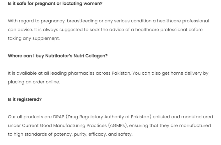 (Buy one, get one Free) Nutrifactor: Collagen: for Healthy Skin Success