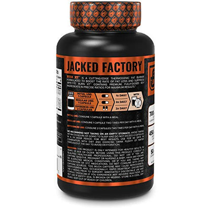 Burn-XT for Men & Women - Improve Focus & Increase Energy - Premium Jacked Factory