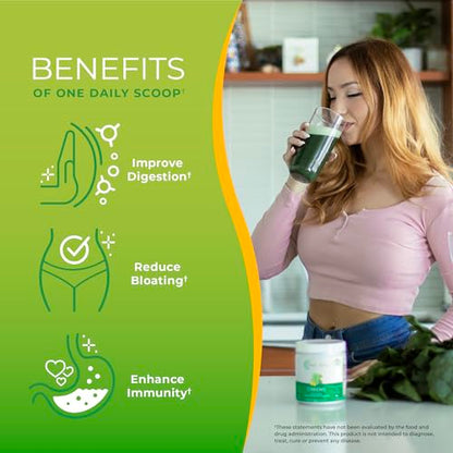 One Sol Greens, Super Greens Powder to Reduce Bloating & Improve Gut Health One Sol