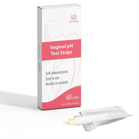 [60 Pack] PGYARD Vaginal Health pH Test Strips, Feminine pH Test, Value Pack