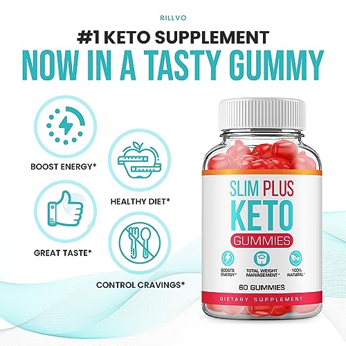 (5 Pack) Slim Plus Keto ACV Gummies - Official - Keto Slim Plus ACV Advanced Weight Loss Rillvo