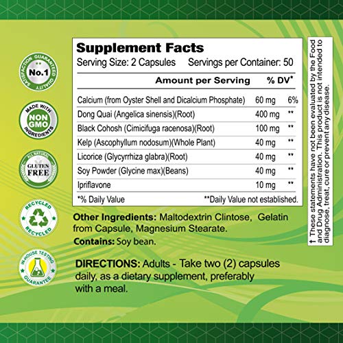 ALFA VITAMINS® Menopax Women's Menopause Complete Natural Supplement Formula ALFA VITAMINS