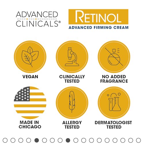Advanced Clinicals Retinol Body Cream + Green Coffee Bean Oil Slim & Tighten Body Lotion Advanced Clinicals