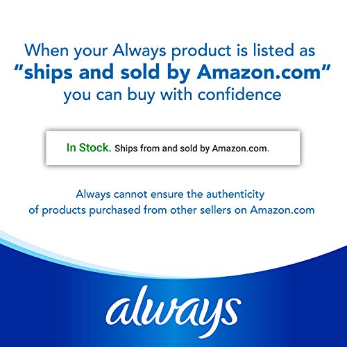 Always Infinity Feminine Pads For Women, Size 4 Overnight Absorbency, Multipack, With Flexfoam Always
