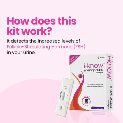 YRL Menopause Testing kit | for Women Facing Menopause Symptoms Like hot Flashes, Night Sweats