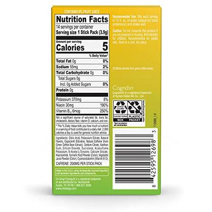 C4 Smart Energy Powder Stick Packs - Sugar Free Performance Fuel & Nootropic Brain