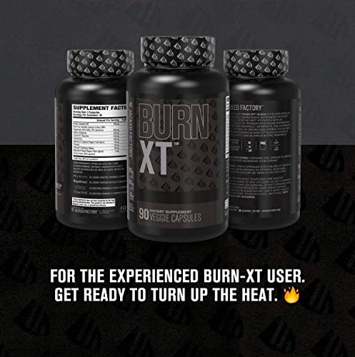 Burn XT Black Thermogenic Fat Burner - Weight Loss Supplement, Appetite Suppressant
