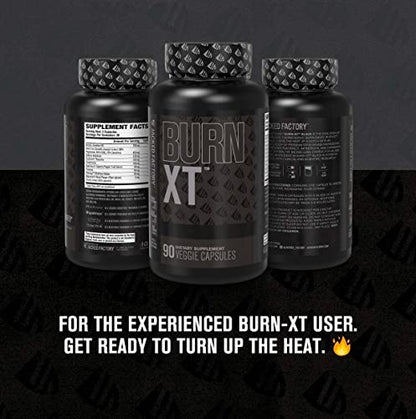 Burn XT Black Thermogenic Fat Burner - Weight Loss Supplement, Appetite Suppressant