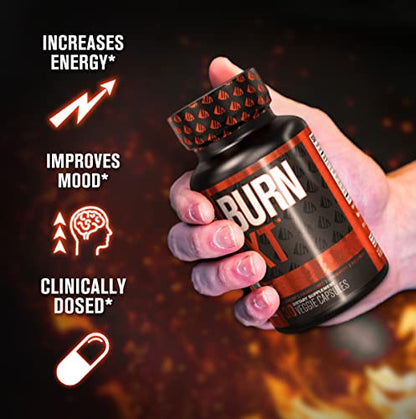 Burn-XT for Men & Women - Improve Focus & Increase Energy - Premium Jacked Factory