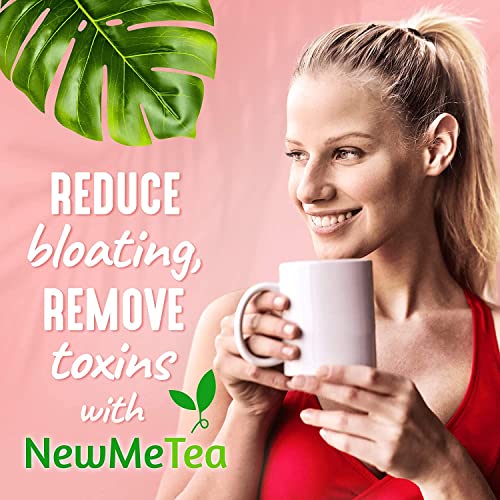 30 Day Detox Tea for Women & Men, All-Natural Herbal Teatox, Energy, Digestion NEWME