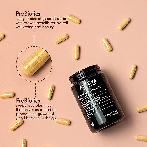 Alteya Organics Beauty Prebiotics + Probiotics and Rose Extracts, Skin Beauty from Within Supplement Alteya Organics