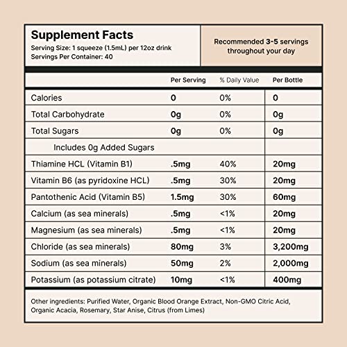Buoy Electrolyte Drops | 120 Servings | No Sugar, No Sweeteners | Dietitian Recommended Buoy