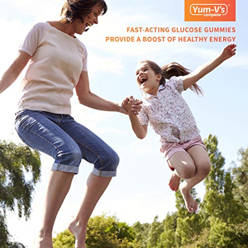 YumVs Complete Glucose Gummies, Raspberry Flavor, (60 Ct); Chewable