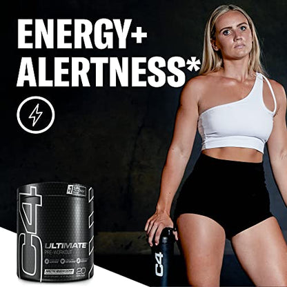C4 Ultimate Pre Workout Powder Arctic Snow Cone - Sugar Free Preworkout Energy Cellucor