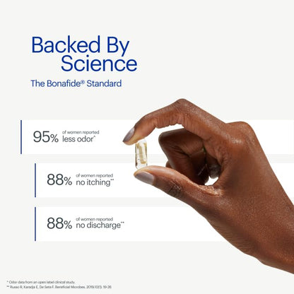 Bonafide Clairvee – Relief from Vaginal Odor^ – Hormone-Free, Drug-Free Vaginal Probiotic – Reduces Odor^