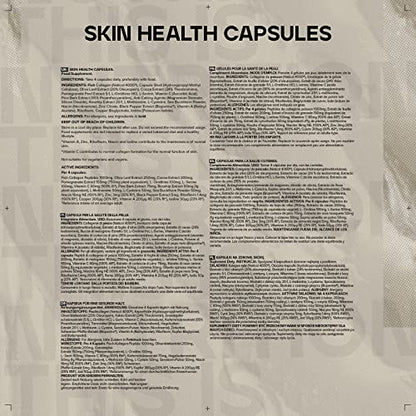 Bulk Skin Health Supplement Capsules, Collagen, Vitamin C, Iodine, Pack of 120
