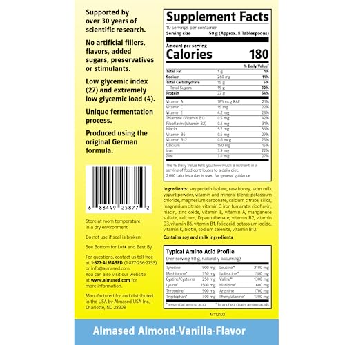 Almased Protein Powder for Weight Loss Kit for Men & Women, Natural Meal Replacement Almased