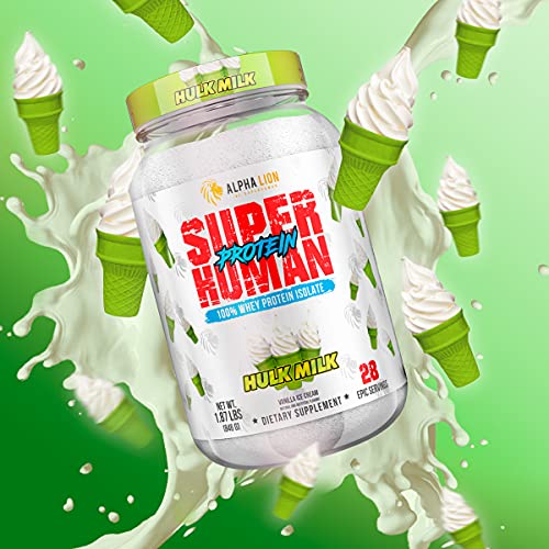 ALPHA LION Superhuman Whey Protein Powder, Great Tasting Pure Whey Protein Isolate ALPHA LION