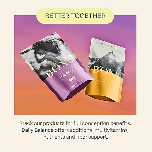 BOND Conception Boost: Fertility Supplements for Women for Ovulation, Egg Quality, and Fertility