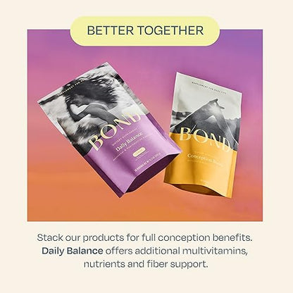 BOND Conception Boost: Fertility Supplements for Women for Ovulation, Egg Quality, and Fertility