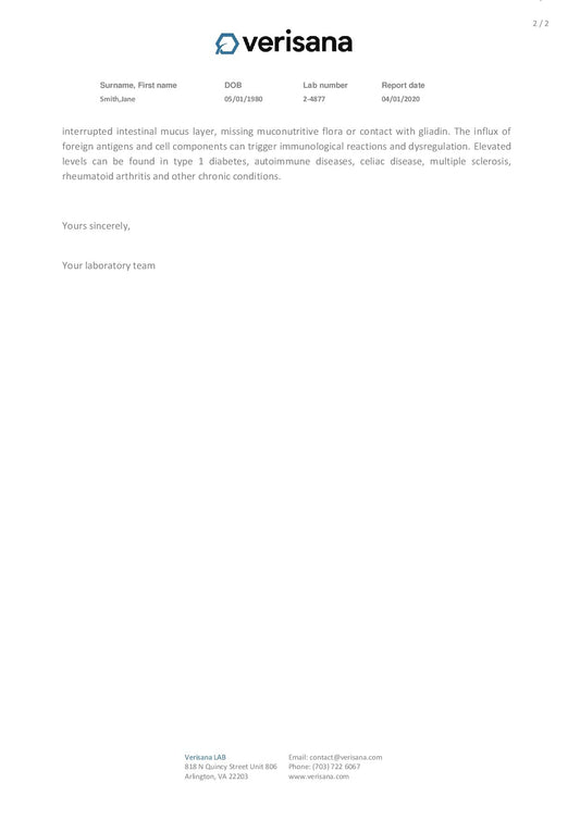 Candida & Helicobacter & Zonulin Test – Lab Testing Kit for Diagnosing Candida, H Pylori and Zonulin