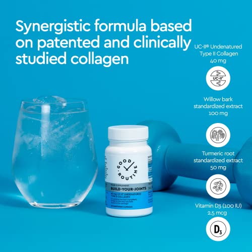 Build-Your-Joints (30 Vegetarian Capsules) - Knee Pain, Joint Pain, Pills, Treatment for Joints, Collagen