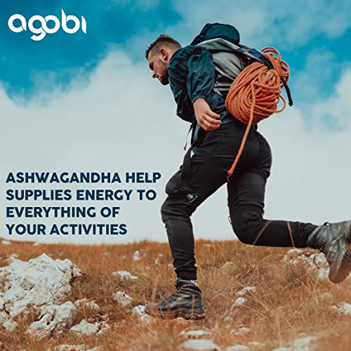 240 Capsules - 8 Month Supply - 7in1 Ashwagandha 8050mg - Combined With Fenugreek agobi