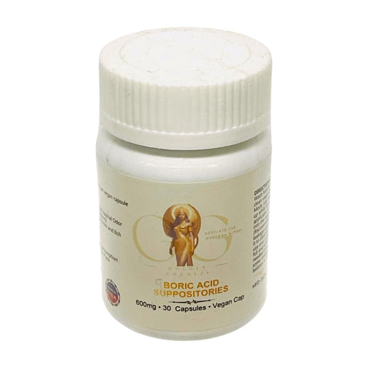 Boric Acid Suppositories - Boric Acid Vaginal Suppositories w/Applicator - Feminine Care - Healthy Vagina