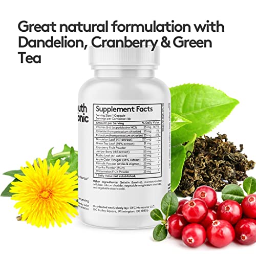 Youth & Tonic Daily Water Weight Away Pills and Blood Pressure Support Supplements/Natural Youth & Tonic