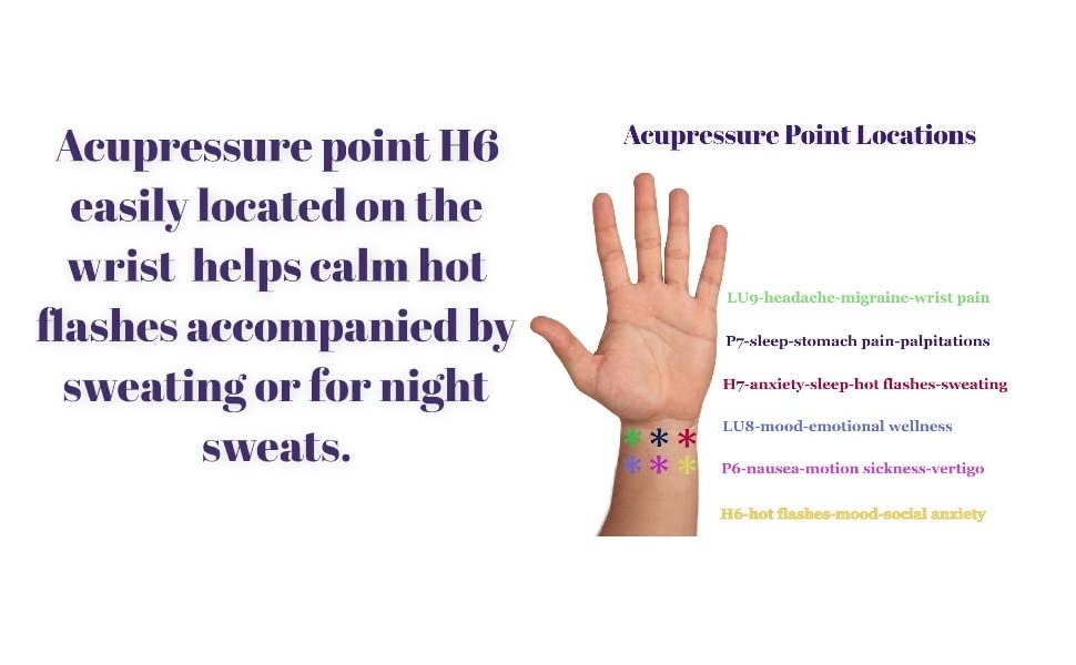 AcuBalance Hot Flashes Menopause Relief Bracelet-Calming Acupressure Band-Natural Relief AcuBracelet