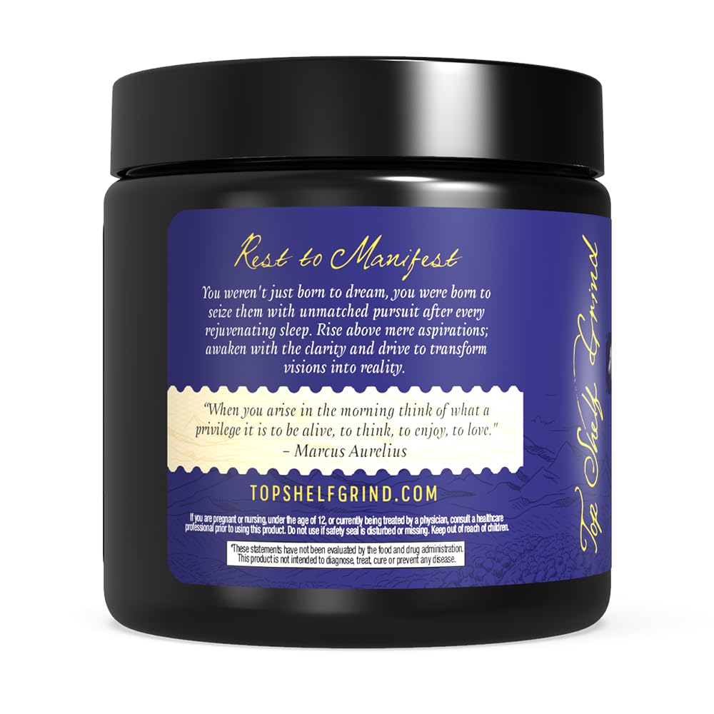 Advanced Sleep Supplement for Men, Nootropic Night Time Burner & Anabolic Recovery Join Top Shelf Grind