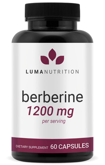 Luma Nutrition Berberine Supplement - Berberine 1200mg Per Serving - Berberine HCI