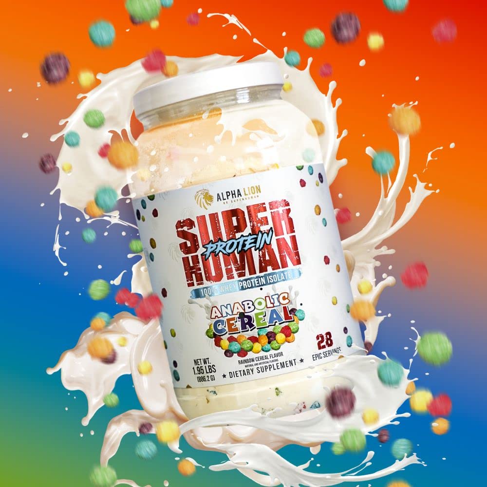 ALPHA LION Superhuman Whey Protein Powder, Great Tasting Pure Whey Protein Isolate ALPHA LION
