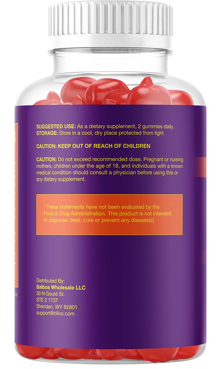 (5 Pack) Transform Keto ACV Gummies Advanced Formula (300 Gummies) Rillvo