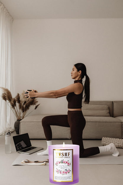 YWSHF Aromatherapy Candles,Scented Candle,Lavender Candle,8.5oz Stree Relief Candles Gift