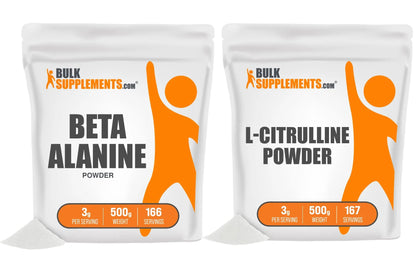 BULKSUPPLEMENTS.COM Beta Alanine 500g & L-Citrulline 500g Bundle