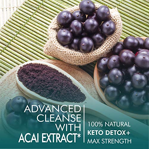 Advanced Keto Colon Cleanser & Detox for Weight Loss - Aids Healthy Colon Function Slim Heat