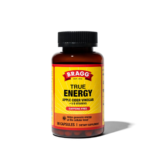 Bragg Apple Cider Vinegar True Energy Capsules – 6 B Vitamins – Caffeine Free 