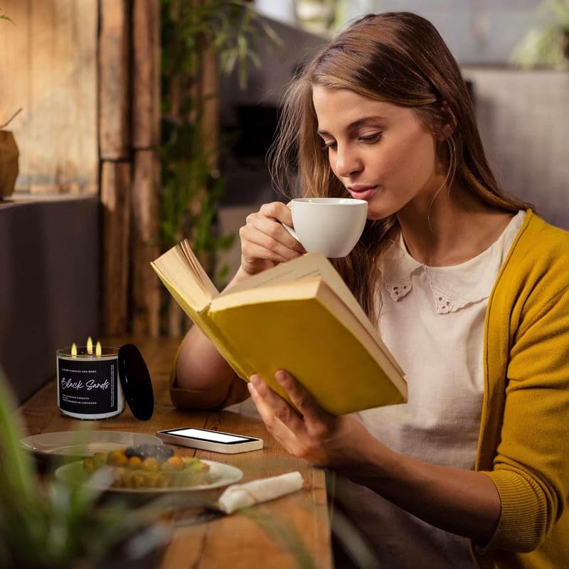 100% Soy Candles Clearance (16 Oz) - Hand Poured Scented with Essential Oil, Aromatherapy Candles Krewe Home Interiors