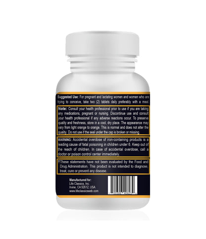 Your Nutritionist - Prenatal Multivitamin – 120 Tablets – 60 Days